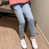Koolkidzstore Girls Jeans Long Pants Slim Fit Denim - 6 Sizes (Light Blue)
