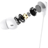 Lazor Mystic Plus EA162 Wired In Ear Earphones White