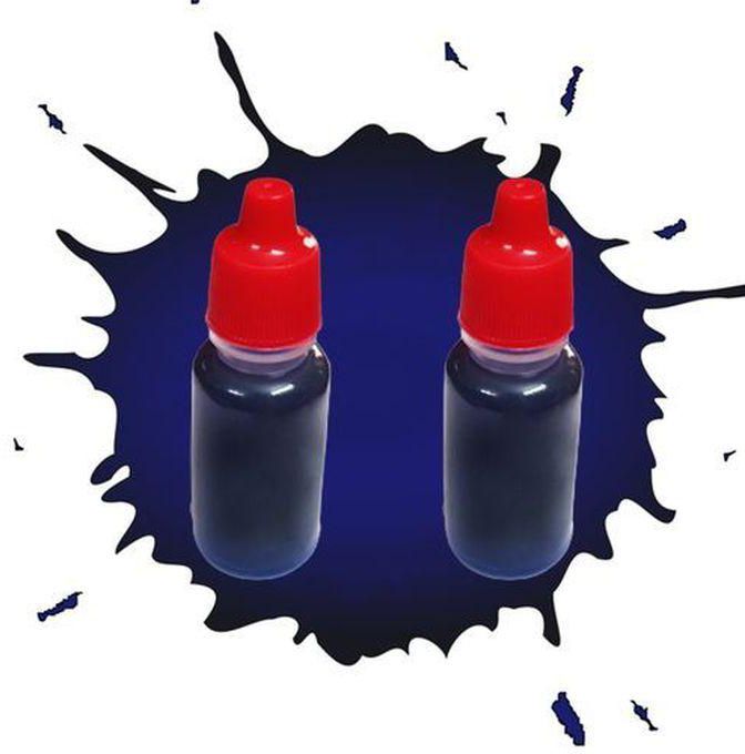 حبر سحري باللون الازرق - عبوة من 2 زجاجة بلاستيكية تعمل بالضغط لصنع خدع ونكات سحرية