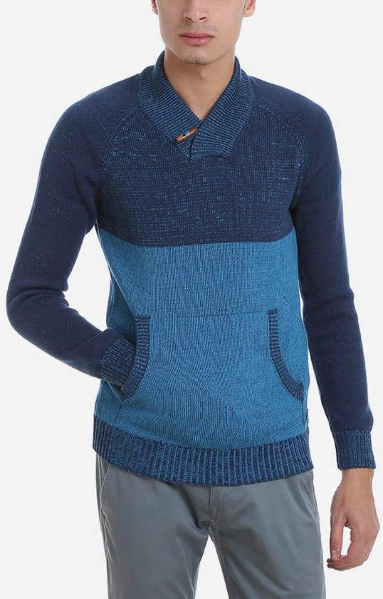 Ravin Casual Pullover – Navy Blue