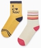 Zippy 2 Pack Sports Socks - Multicolor