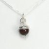 Acorn Necklace Large -You Have Potential - Silver and Red Tigers Eye - Handcrafted - Sterling Silver 20 Inch Chain