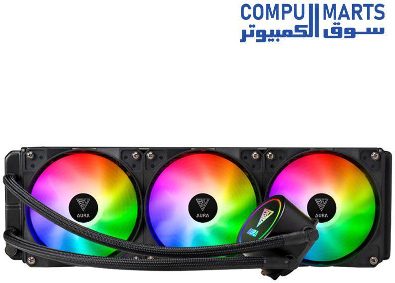 GAMDIAS AURA GL360 All-in-One RGB Liquid Cooler