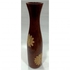 Natural Wood Hand Made Vase Made In Thailand