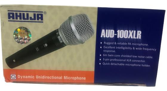 AHUJA unidirectional dynamic microphone – AUD-100XLR