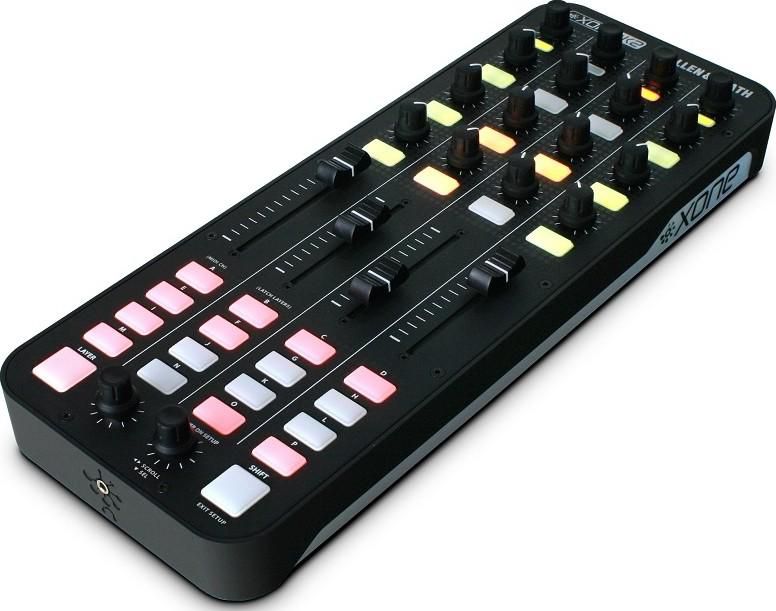 Allen & Heath Xone:K2 Professional DJ MIDI Controller, 12 Analog & 6 Endless Rotary Encoders, 52 Hardware Controls + Soundcard, 171 MIDI Commands | XONE:K2