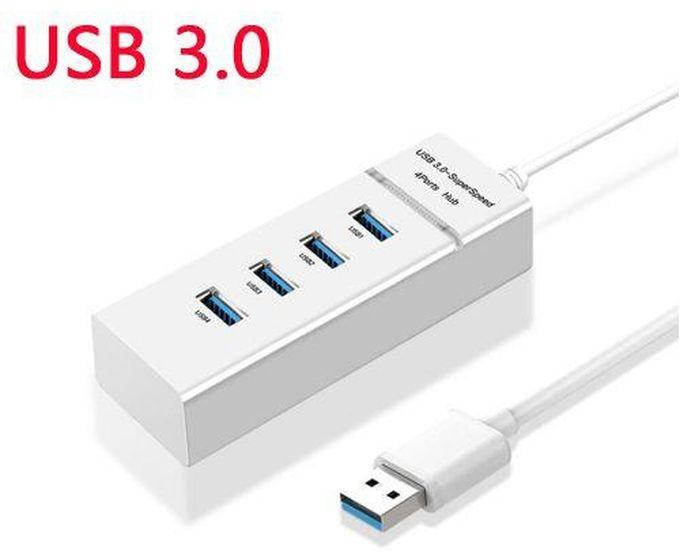 Mini Small Four Port USB 2.0/3.0 Hub Splitter Multi USB