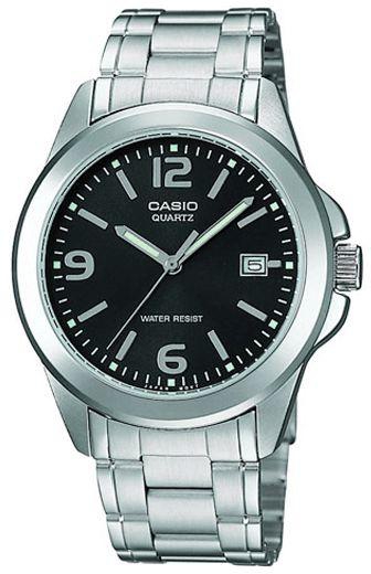 Watch for Men by Casio , Analog , Stainless Steel , Silver , MTP-1215A-1A