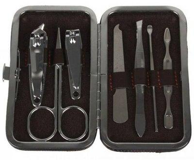 7 In 1 Manicure Tool Set Silver 96g