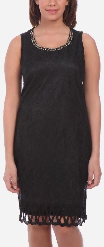 Femina Lace Short Dress - Black