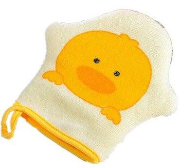 منشفة استحمام بطبعة رسومات كرتونية لحيوان مع غطاء للرأس
