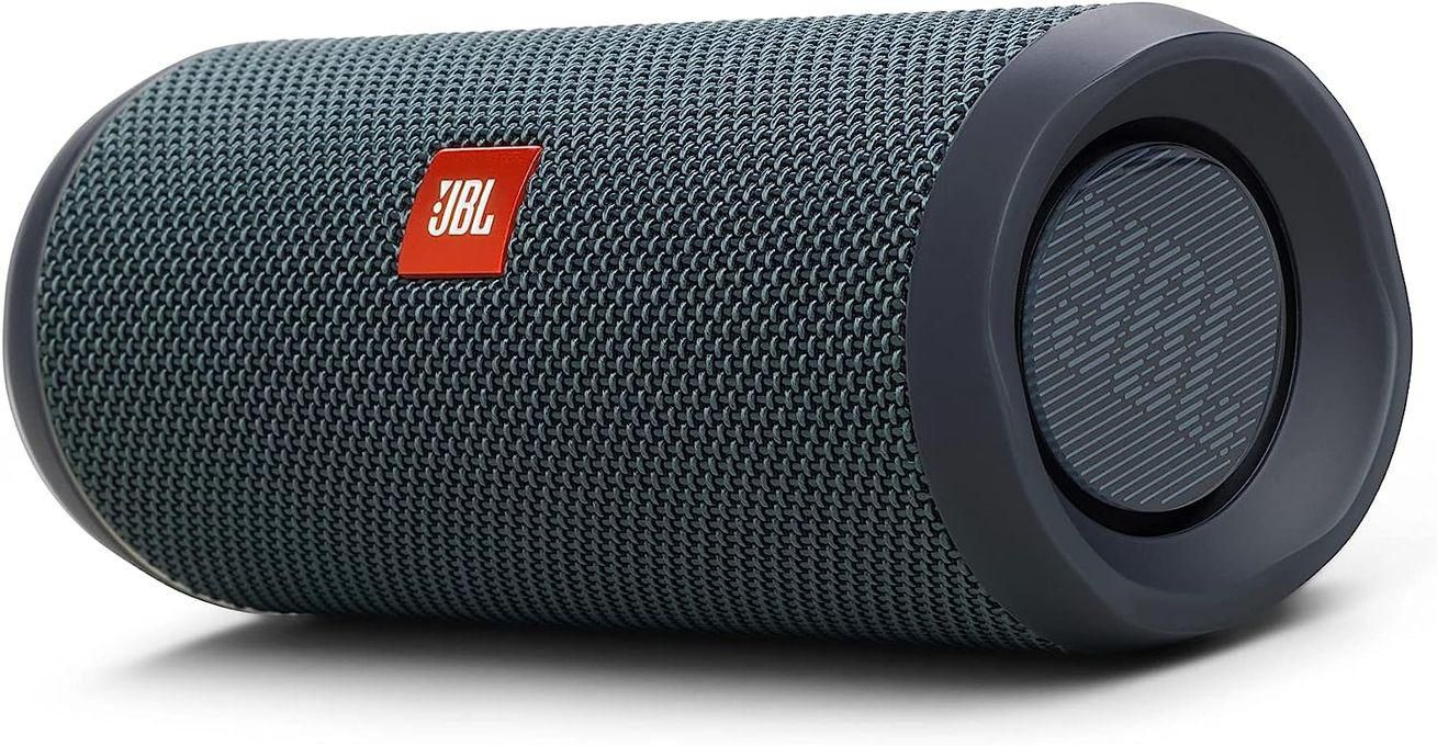 JBL JBL Flip Essential 2 Portable Bluetooth Speaker with Rechargeable Battery, IPX7 Waterproof, 10h Battery Life, JBLFLIPES2, lite Black dark grey