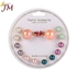 JUMEI 7 Pairs/Set Colorful Women Earrings Large Pearls Girl Ear Studs Fashion Jewellery Kit colorful s