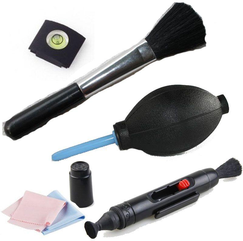 5 In 1 spirit hot shoe Lens brush Cleaning Kit Camera Lens Cleaning Pen/Cloth for canon nikon
