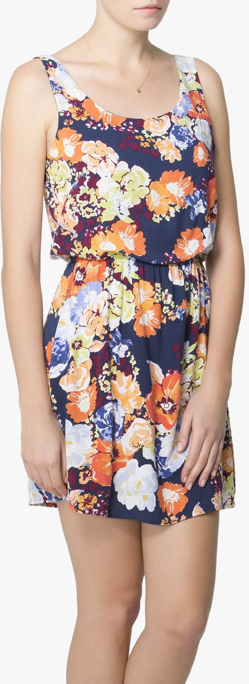 Floral Woven Tank Dress