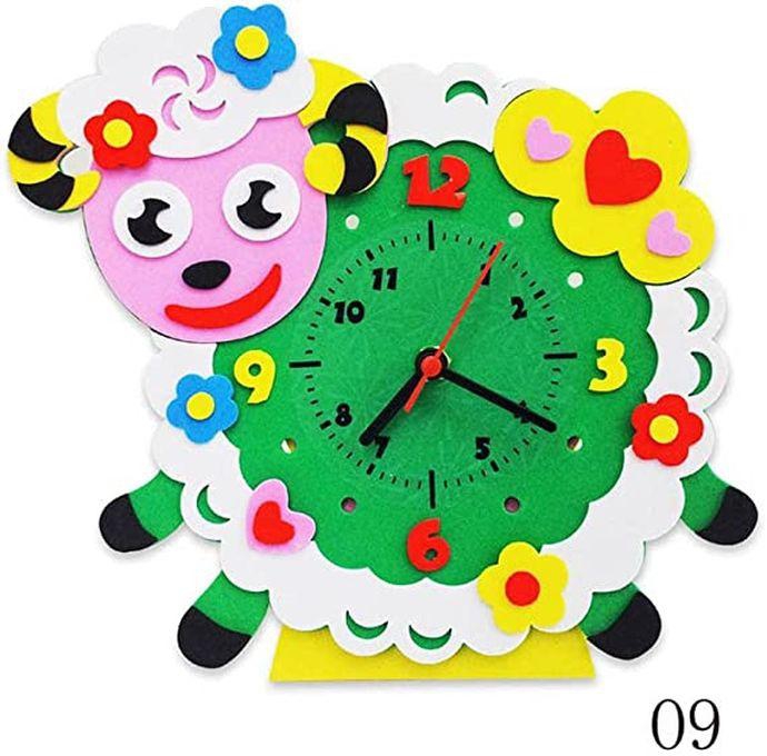 Educational Toys Kids Learning Clock 3D Puzzle Sheep (9).