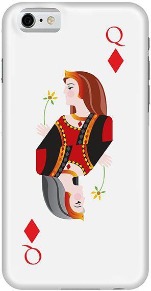 Stylizedd  Apple iPhone 6 Premium Slim Snap case cover Gloss Finish - Queen of Diamonds  I6-S-90