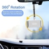 360° Rearview Mirror Phone Holder, SYOSI Universal Car Phone Holder Mount Car Rearview Mirror Mount Phone and Holder, Car Phone Mount Clip Suitable for Most 4-6.1 Inch Mobile Phones