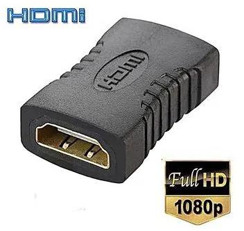 HDMI Connector Extender HDMI Female To Female Extension Adapter Black