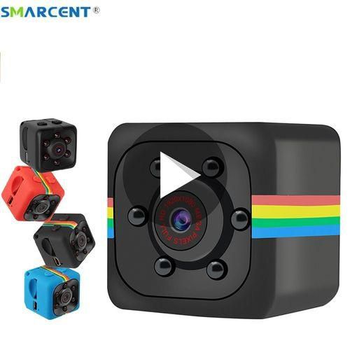 SQ12 Mini Camera HD 1080P Waterproof Night Vision Mini Camcorder Motion Detectiom Video Recorder Action Camera Pk SQ8 SQ9 Kamera JUN(SQ11 Red)( Add 32G TF Card)