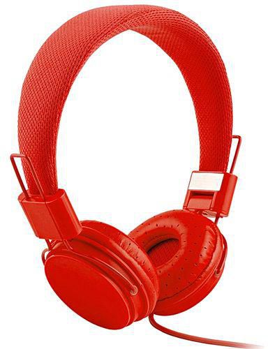 Adjustable Foldable Kid Wired Headband Earphone Headphones With Mic Stereo Bass