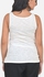 Printed Take The Risk Tank Top - White