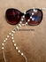 RA accessories Women Eyeglasses Chain Silver Chain Metal With Pearls
