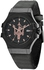 Maserati Men's Potenza Black Dial Leather Watch