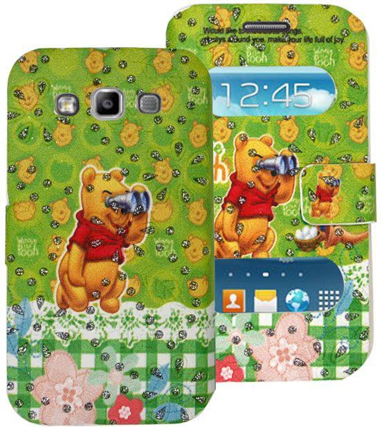 Flip Cover For Samsung Galaxy Win I8552 Cartoon Desing - Bear