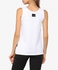 White and Green Equipment Tank Top