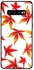 Samsung Galaxy S10 Case Cover Leaf Brown/White Leaf Brown/White