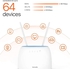 Tenda 4G09 Ac1200 4G+Cat6 Router Mobile Wi-Fi Router Dual Band, 4G/3G Network SIM Slot Unlocked, No Configuration Required, Up To 64 Devices Connectivity, 2 Gigabit Ports, Data Traffic Monitoring
