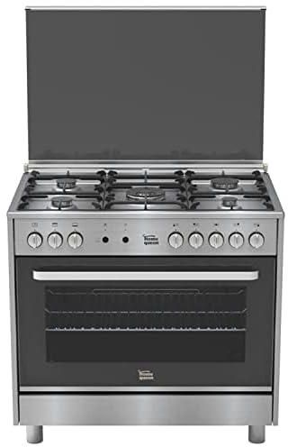Home Queen 5 Stainless Steel Burners Gas Stove with Knob Control | Model No HQG96X with 2 Years Warranty