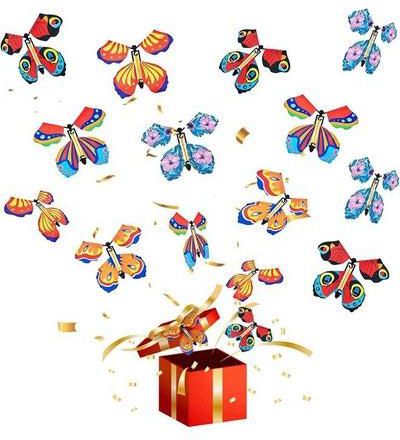 لعبة ماجيك فيري على شكل فراشة طائرة من أجل هدية مفاجأة أو لعب حفلة في الهواء الطلق (15 قطعة)