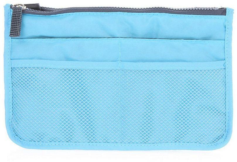 Lady's multi functional Cosmetic Storage Pouch Purse Large Liner Tidy Travel GH9469 Blue