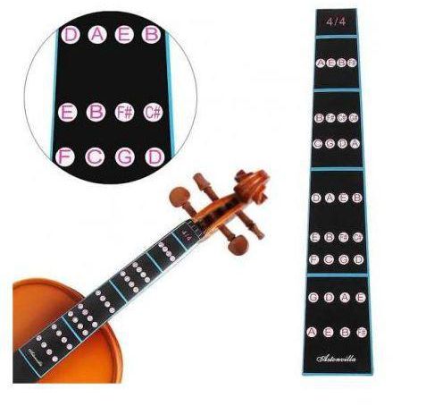 Music Instrument And Accessory Fingerboard Marker / Fretboard Position Indicator For 4/4 Violin