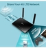 AC1200 Wireless Dual Band 4G LTE Router Black