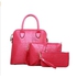MYSMAR – VG236 Bundle 3 in1 Rose Pink PU Leather Ladies Handbags