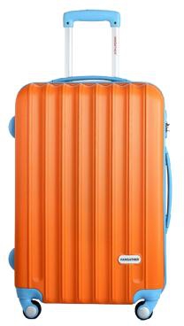Vangther Hard Luggage 24 inches Orange Skyblue