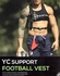 YC Neoprene Braces Sports Football Men Vest+zigor Special Bag
