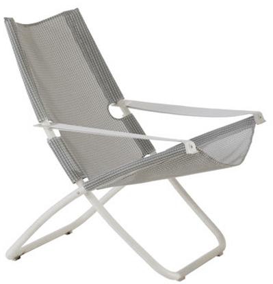 Grey Snooze Deck Chair by EMU