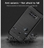 Ozone Samsung Galaxy S10e Mobile Cover Carbon Brushed Texture Back Case With Full Cover Tempered Glass - Black
