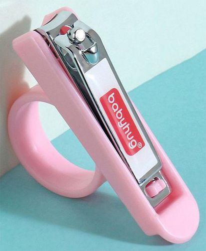 Babyhug Nail Clipper With Holder - Pink