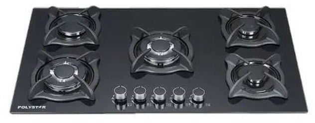 Polystar Thick Tempered Glass 5 Built-In Hob Gas Cooker
