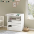 SMÅSTAD Changing table - white pale pink/with 3 drawers 90x79x100 cm