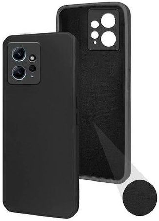 Protective Shockproof Camera Protection Soft Silicone Back Case Cover For Xiaomi Redmi Note 12 4G Black