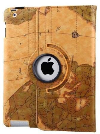 Flip Case Cover For Apple iPad 2/3/4 Beige/Brown
