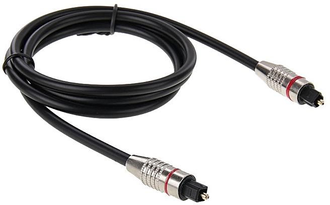 Generic Digital Audio Optical Fiber Cable Toslink M To M, OD: 5.0mm, Length: 1m