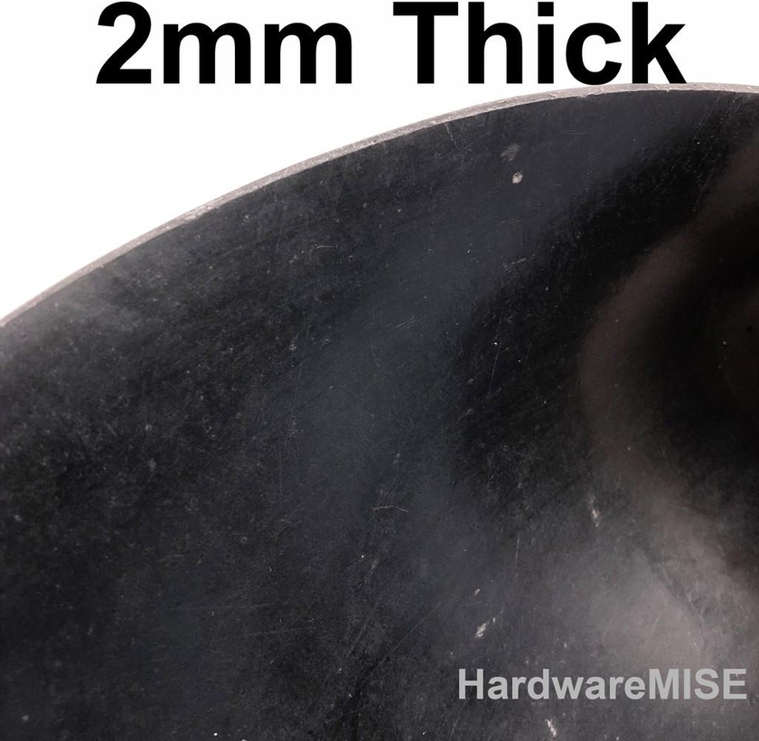 Neoprene Rubber Sheet 2mm Thick Black Color hardness 60 shoreA