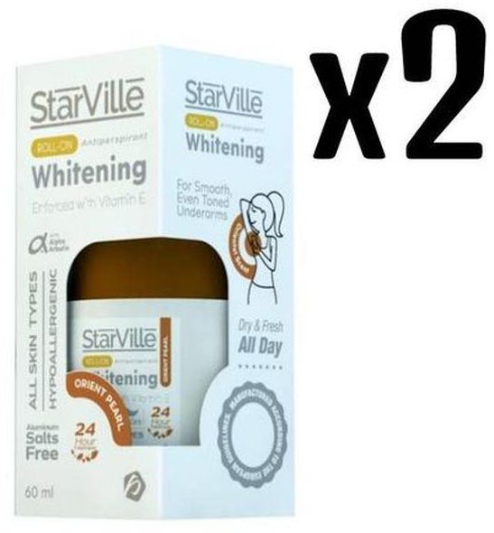 Starville Whitening Roll On Orient Pearl Scent 60 ML - 2 Pcs